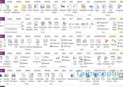gem for onenote 2016