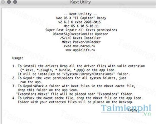 kext utility for mac