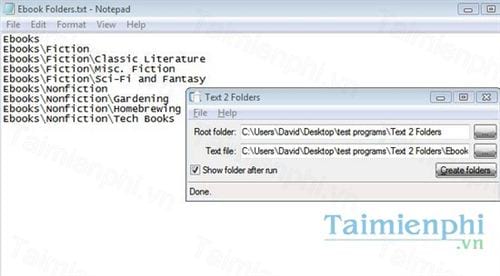 text 2 folders portable