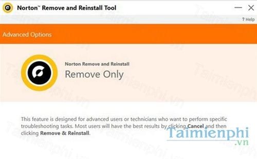 norton remove and reinstall tool
