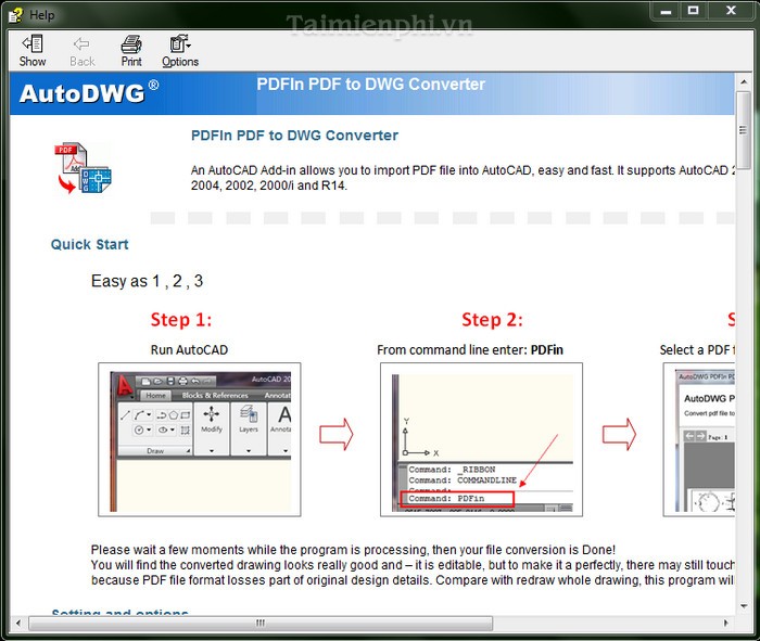 PDF to DXF Converter 2012