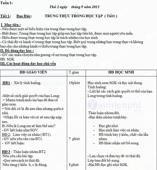 Giáo án Lớp 4 trọn bộ