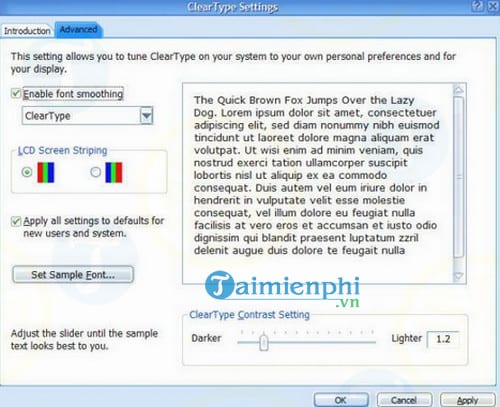 Cleartype Tuner Powertoy
