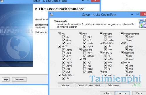 K lite Codec Pack Standard