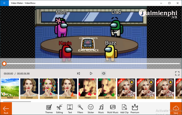 chi tiet cach su dung phan mem videoshow