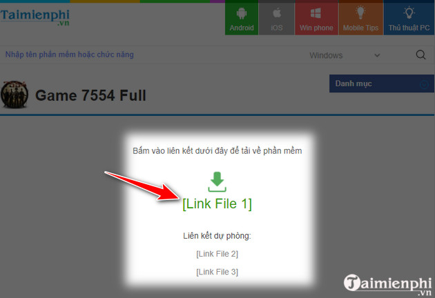 cach cai dat game 7554 tren pc