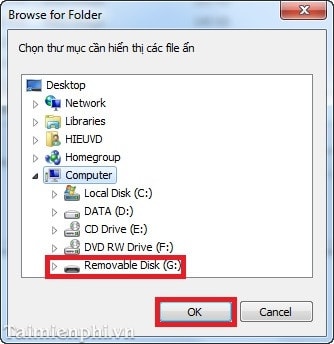 huon dan su dụng fixattrb bkav hien thi file an