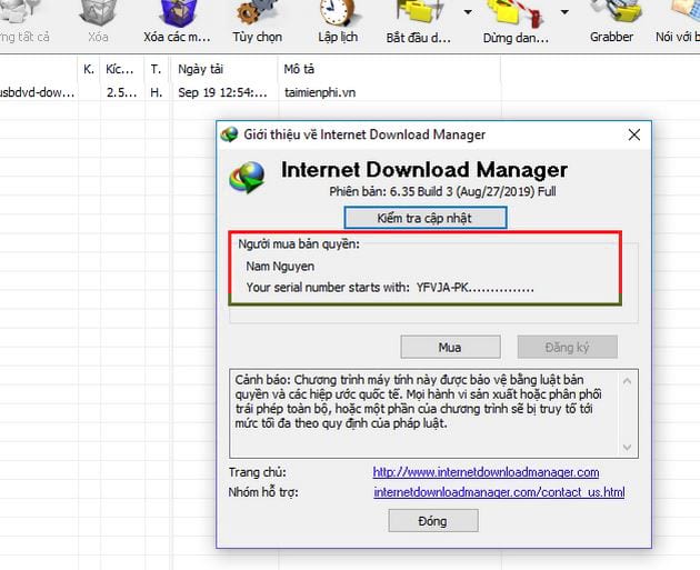 tai internet download manager cho win 11