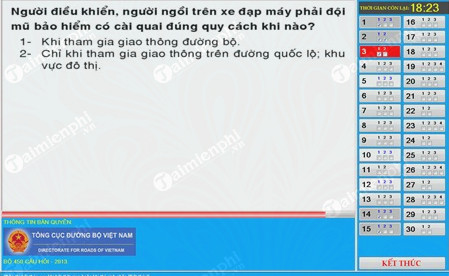 thi thu sat hach lai xe