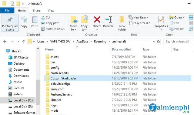 custom skin loader mod