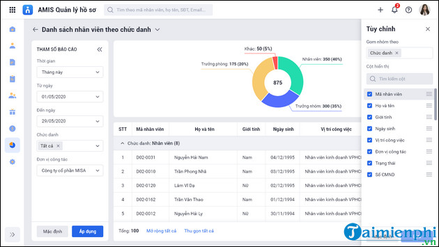 download phan mem nhan su cho PC