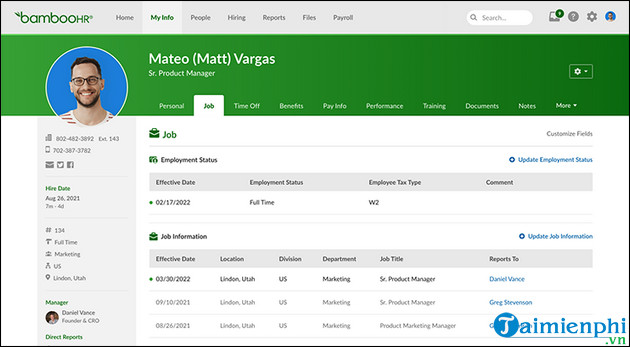 tai phan mem quan ly nhan su cho PC