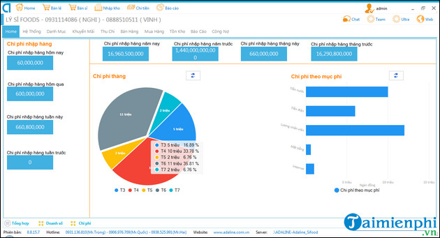download phan mem quan ly chuoi cua hang son VzSoft cho PC