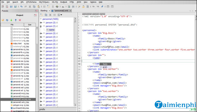 download phan mem doc file xml