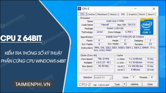 tai cpu z 64bit