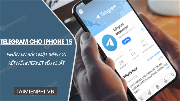 tai telegram cho iphone 15