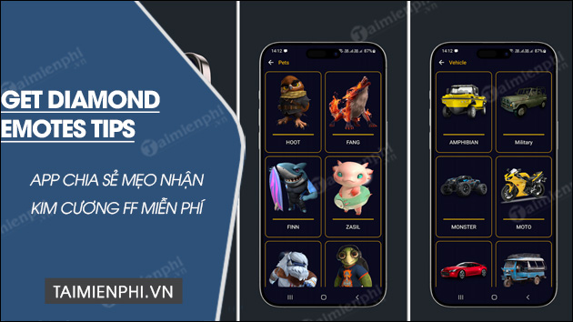 download get diamond emotes tips