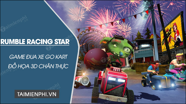 tải game rumble racing star cho iPhone, Android download rumble racing star