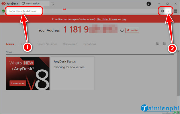 huong dan su dung Anydesk tren may tinh