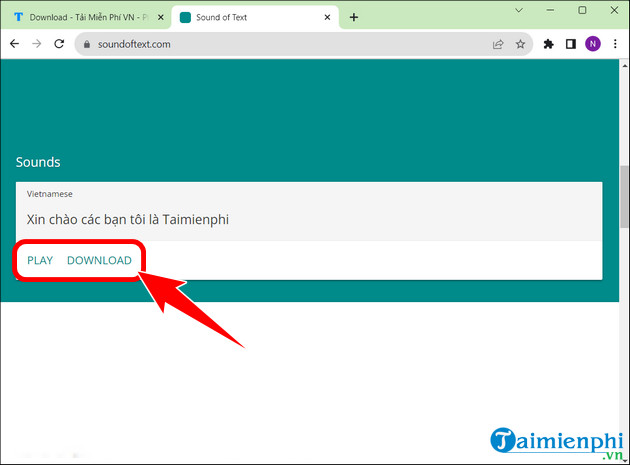 huong dan su dung sound of text