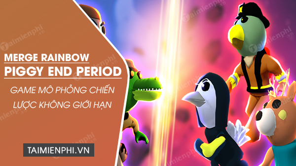 download merge rainbow piggy end period