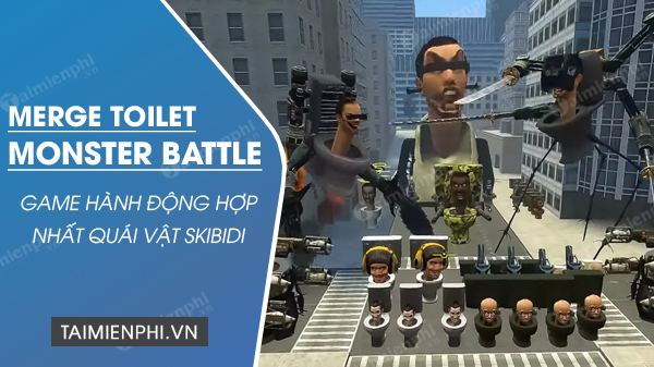 download merge toilet monster battle