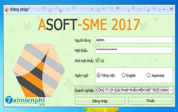 phan mem asoft sme