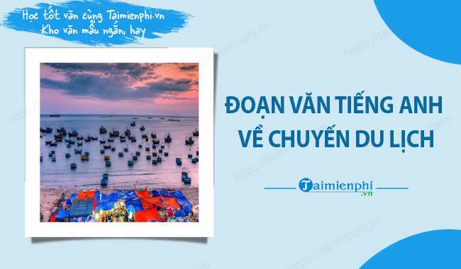 doan van tieng anh ve chuyen du lich