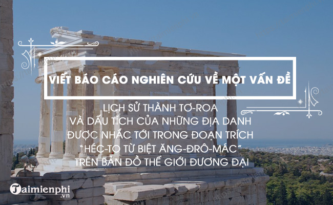 Viet bao cao nghien cuu ve mot van de