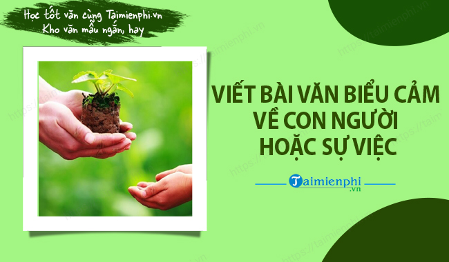 Viet bai van bieu cam ve con nguoi hoac su viec