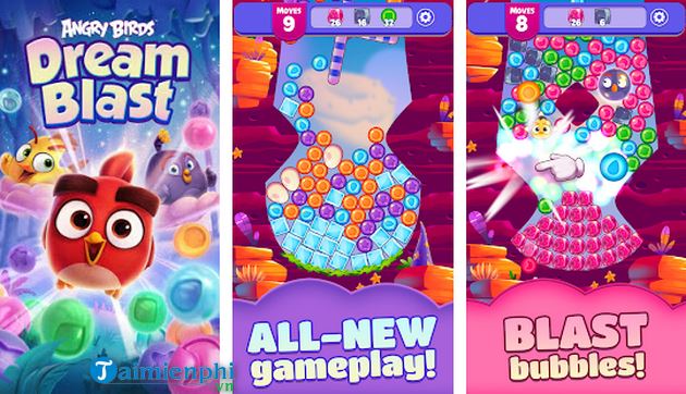 angry birds dream blast