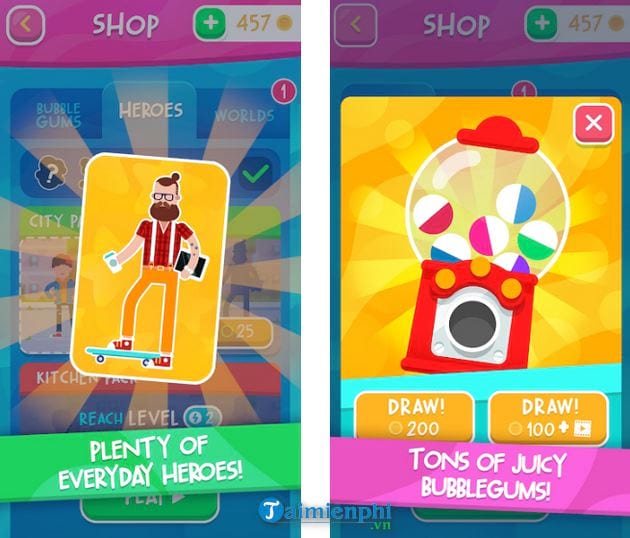 tải game bubblegum hero