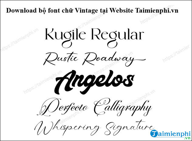 download Font Vintage