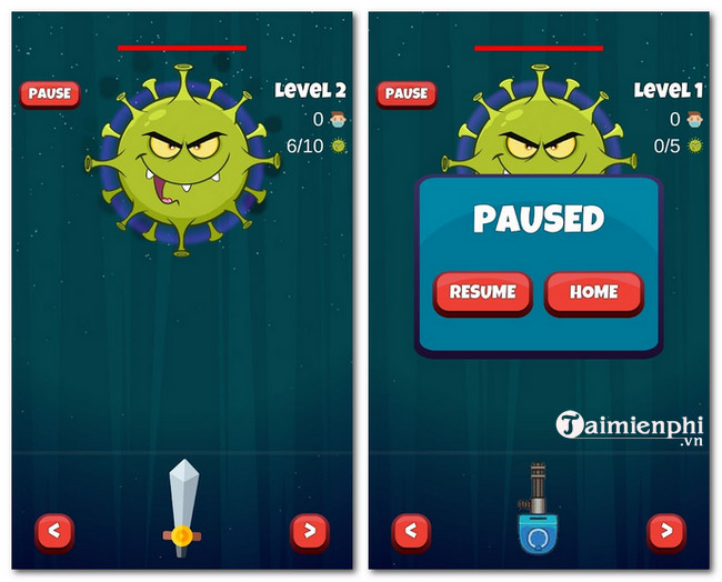 tai Kick the Virus Virus Shooter