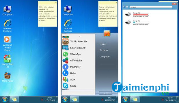 7imulator cho android