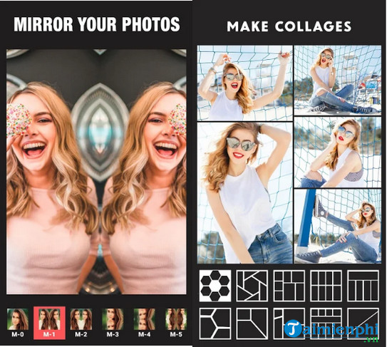 mirror images collage maker