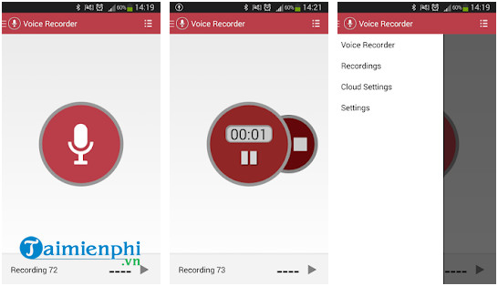 voice recorder appliqato