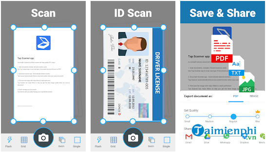 camera scanner to pdf