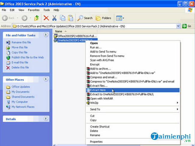 microsoft office 2003 service pack 2