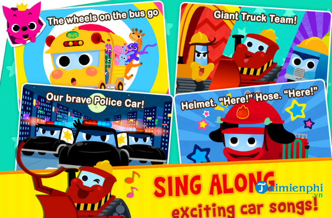 pinkfong car town