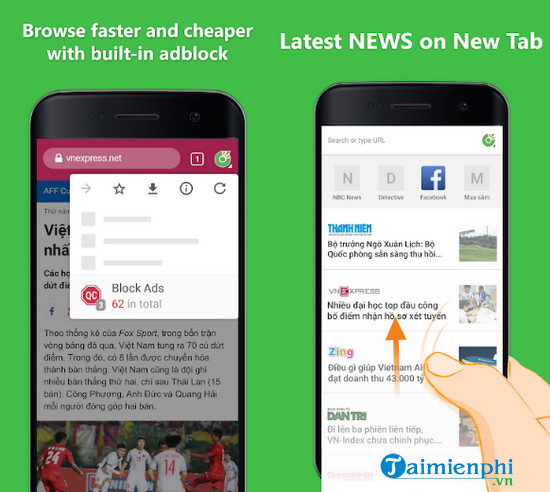 coc coc browser beta