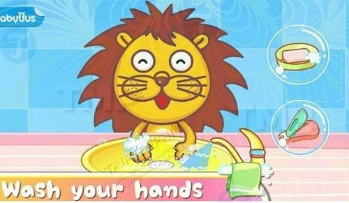 healthy little baby panda