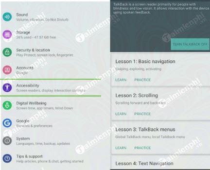 android accessibility suite