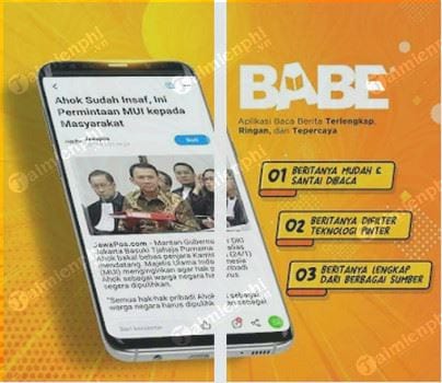 babe baca berita
