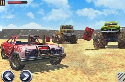 monster truck derby crash stunts