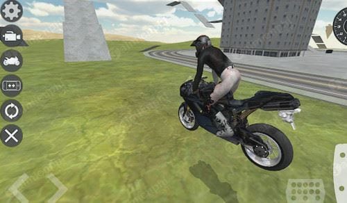 fast motorcycle driver