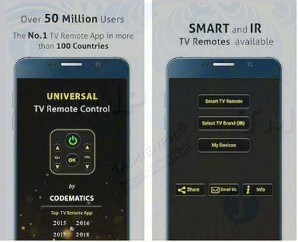 universal tv remote control