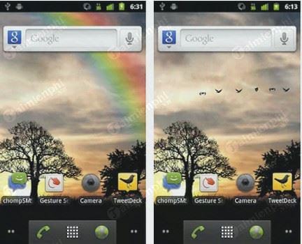 sun rise free live wallpaper