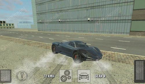 luxury car driving 3d