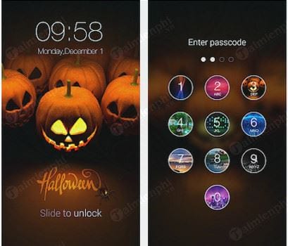 photo keypad lock screen